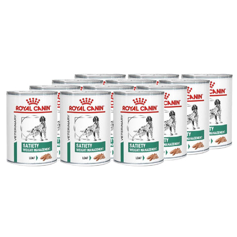 Royal Canin Dog Satiety 410g  Can x 12 Tray