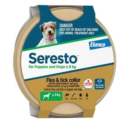 Seresto Flea & Tick Collar for Dogs under 8kg