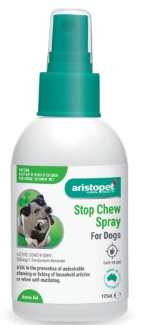 Stop chewing on sale spray for dogs