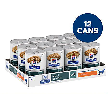 Hill's Prescription Diet w/d Multi-Benefit Canned Dog Food 370g x 12 Tray