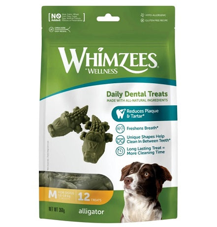 Whimzees Alligator Dental Dog Treat