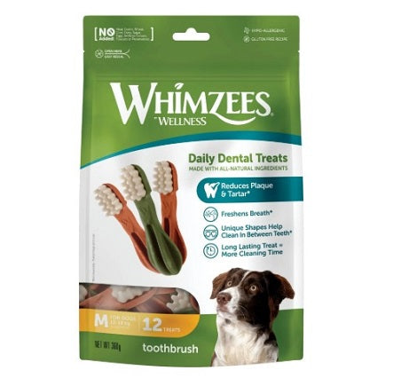 Whimzees Toothbrush Dental Dog Treat