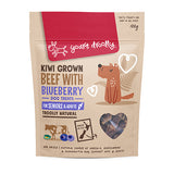 Yours Droolly  Kiwi Grown Senior Beef with Blueberry Treats