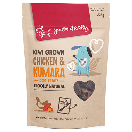 Yours Droolly Kiwi Grown Chicken & Kumara Treats