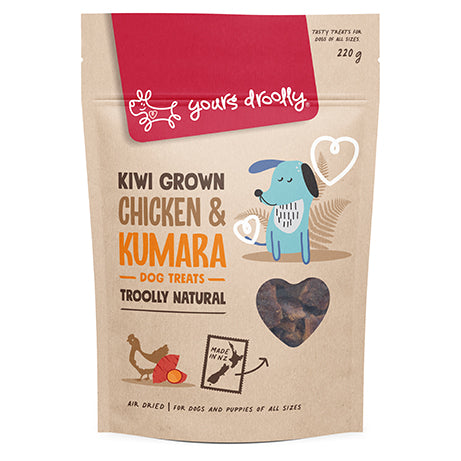 Yours Droolly Kiwi Grown Chicken & Kumara Treats