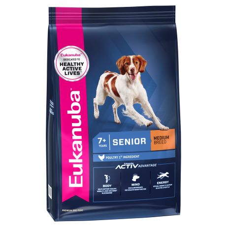 Eukanuba Mature Senior Medium Breed Dry Dog Food 3kg NZ Wide Shipping