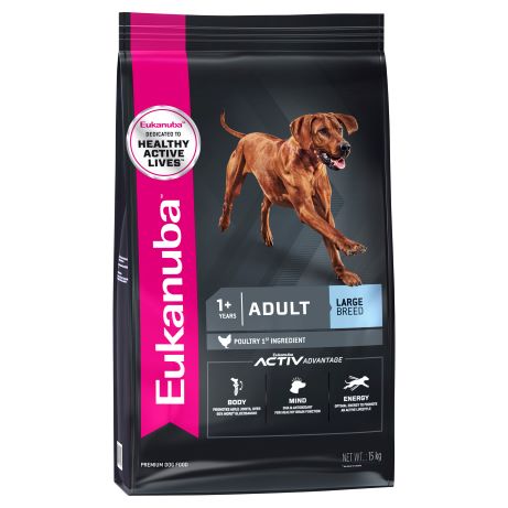 Eukanuba Adult Large Breed Dry Dog Food 15kg NZ Wide Shipping