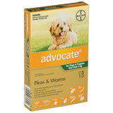 Advocate Small Dogs and Puppies under 4kg - 3 pack Flea & Worm