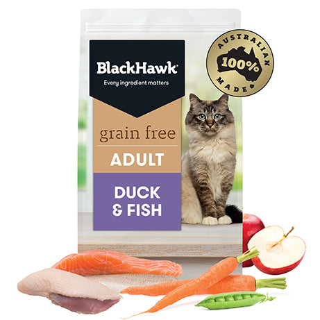 Black Hawk Cat Adult Grain Free Duck & Fish