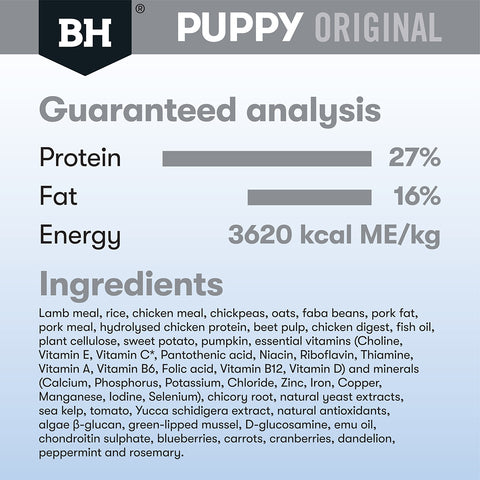 Black Hawk Puppy Food for Large Breeds – Original Lamb & Rice