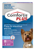 Comfortis PLUS Very Small Dog Chewable Flea & Worm Tablets Flea & Worm