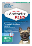 Comfortis PLUS Medium Dog Chewable Flea & Worm Tablets Flea & Worm
