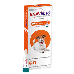 Bravecto Spot On Small Dog 4.5-10kg