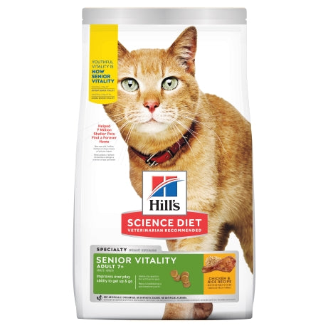 Hill's Science Diet Adult 7+ Senior Vitality Dry Cat Food