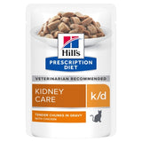 Hill's Prescription Diet k/d Kidney Care Chicken Cat Food Pouches 12x85g