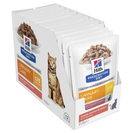 Hill's Prescription Diet c/d Multicare Urinary Care Salmon Cat Food Pouches - Out of Stock