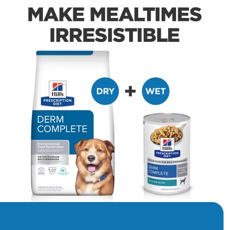 Hill's Prescription Diet Derm Complete Environmental & Food Sensitivities Dry Dog Food