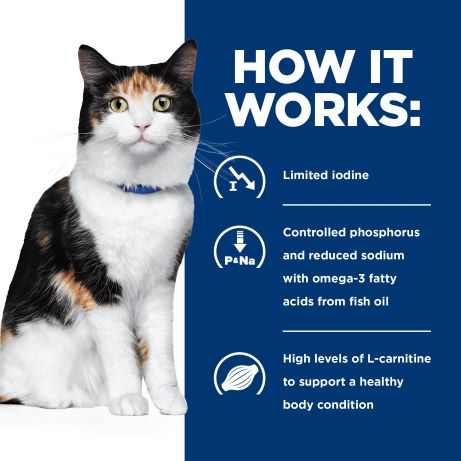 Hill's Prescription Diet y/d Thyroid Care Dry Cat Food 1.8kg