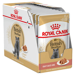 Royal Canin British Shorthair Adult Cat (in Gravy) 85g x 12 Sachets