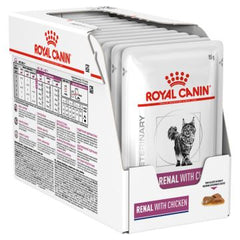 Royal Canin Cat Renal Sachets Chicken (in Gravy) 85g x 12 Sachets