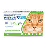 Revolution Plus For Large Cats - 3 Pack Flea & Worm
