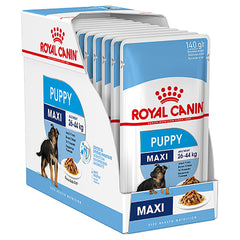 Royal Canin Maxi Puppy Wet Food (in Gravy) 140g x 10 Pouches