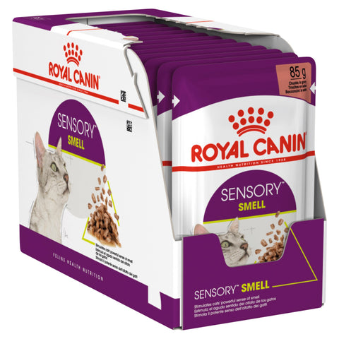 Royal Canin Feline Sensory Smell Gravy 12 x 85g Sachets