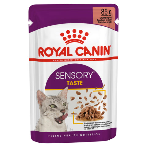 Royal Canin Sensory Taste Gravy 12 x 85g Sachets