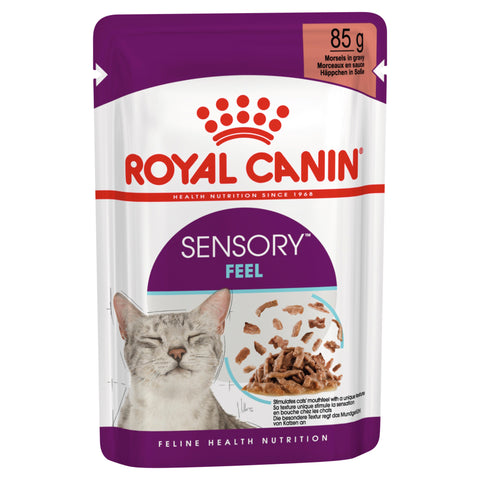 Royal Canin Feline Sensory Feel Gravy 12 x 85g Sachets