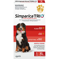 Simparica TRIO Extra Large Dog 40.1-60kg