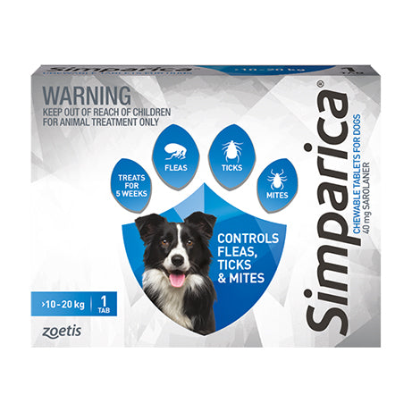 Simparica monthly chew dogs Chew NZ Wide Shipping