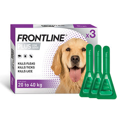 FRONTLINE Plus for Large Dogs 3 Pack