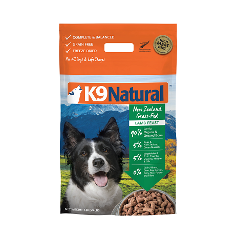 K9 Natural Freeze Dried Lamb Feast Dog Food Dog Food