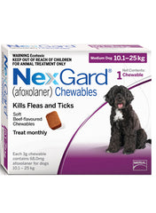 NEXGARD Chewables Medium Dog Flea & Worm