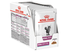 Royal Canin Cat Renal Sachets with Fish (in Gravy) 85gm x 12 Sachets